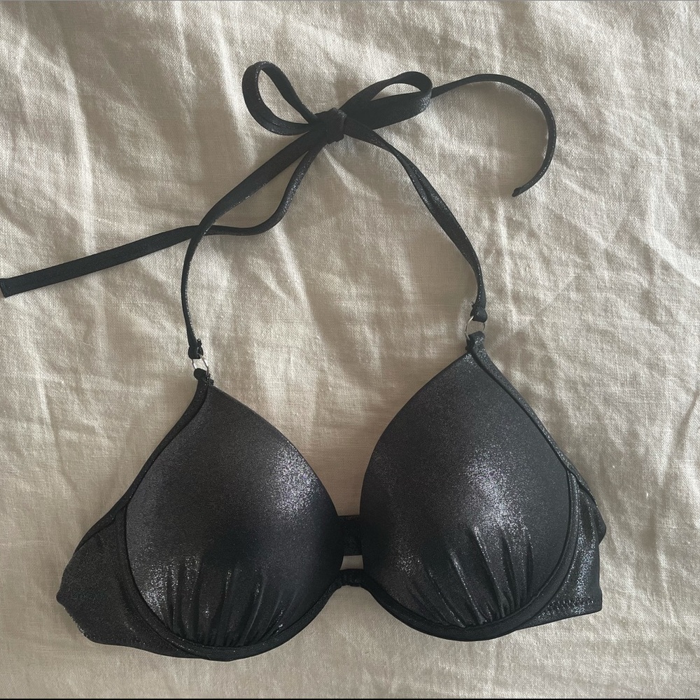 Black Sparkly bikini top